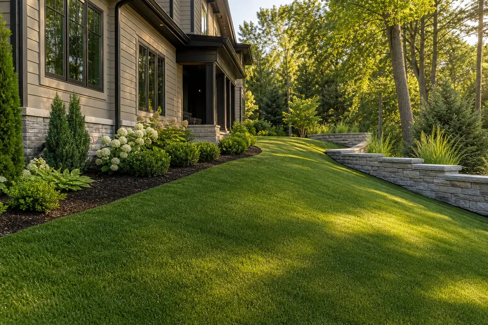 Yard grading